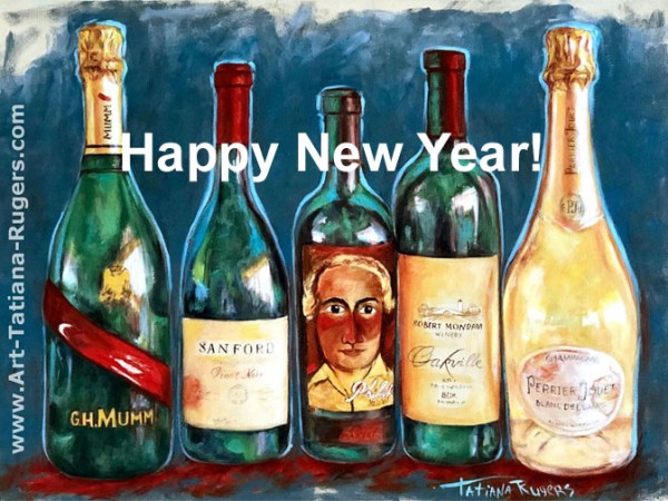 Happy New Year! Best wishes from Artist Tatiana&nbsp;Rugers