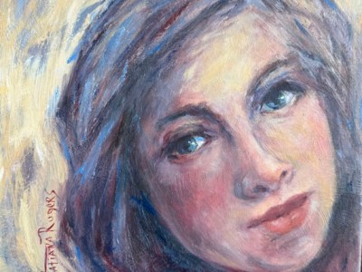 Venting etude in oils #2 – August. Portrait and Trompe l’Oeil Artist Tatiana&nbsp;Rugers.